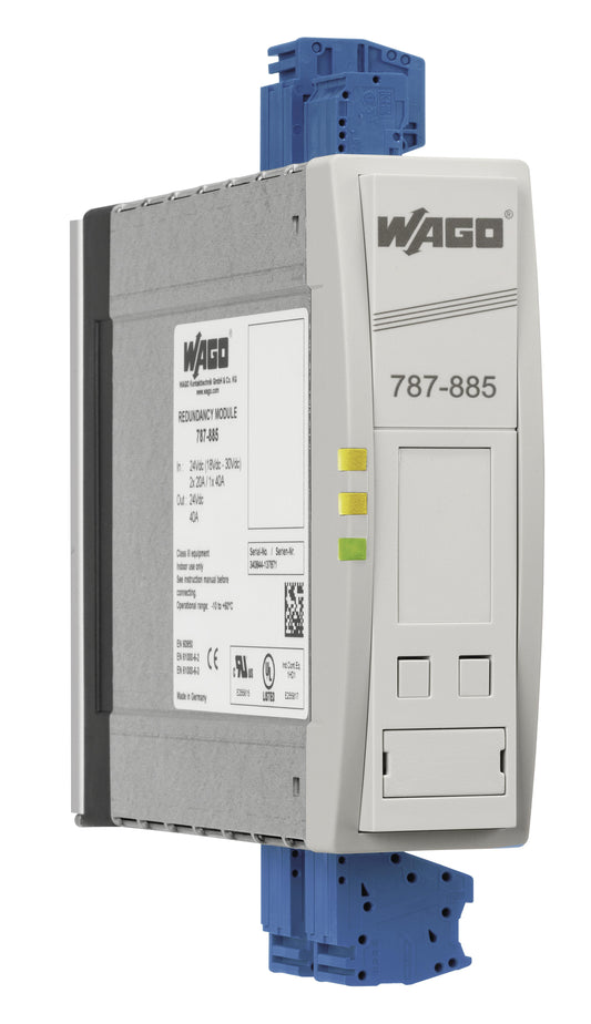 WAGO 787-885 Redundanzmodul 0,5-10qmm 24VDC 2x20A