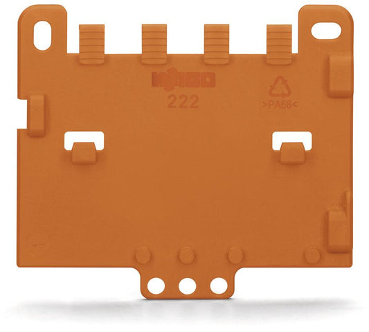 WAGO 222-505 Zugentlastungsplatte orange anrastbar