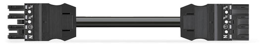 WAGO 771-9994/006-101 Verbindungsleitung schwarz 4x1,5qmm 1m
