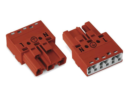 WAGO 770-1313 Stecker 0,5-4 qmm rot