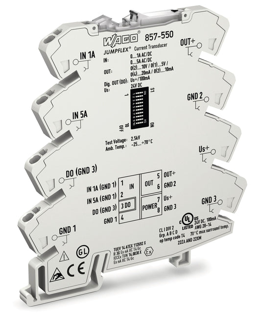 WAGO 857-550 JUMPFLEX®-Messumformer Strommessumformer AC/DC