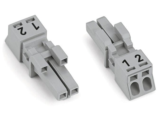 WAGO 890-242 Buchse 0,25-1,5 qmm grau