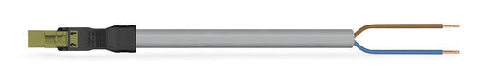 WAGO 891-8992/205-105 Anschl.Leit.1m 2x1,0qmm Steck.-Offen
