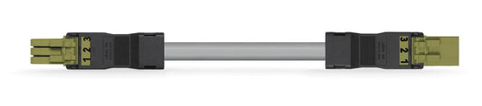 WAGO 891-8993/006-605 Verbindungsleitung Buchse Stecker 3-polig hellgrün
