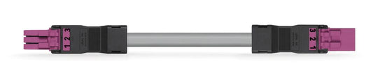 WAGO 891-8993/006-807 Verbindungsleitung Buchse-Stecker 3-polig, pink