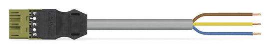 WAGO 771-9993/206-505 Anschlussleitung Stecker offenes Leitungsende 3-polig hell