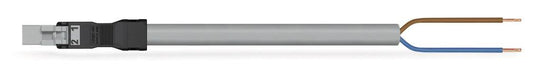 WAGO 891-8992/205-103 Anschl.Leit.1m 2x1,0qmm Steck.-Offen