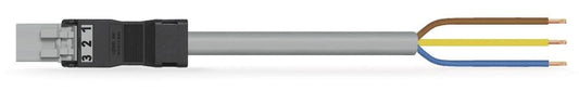 WAGO 891-8993/205-303 Anschl.Leit.3m 2x1,0qmm Steck.-Offen