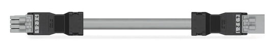WAGO 891-8994/006-703 Verbindungsleitung Buchse Stecker 4-polig grau