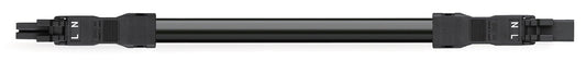 WAGO 891-8992/006-301 Verbindungsleitung schwarz 2x1,5qmm 3m