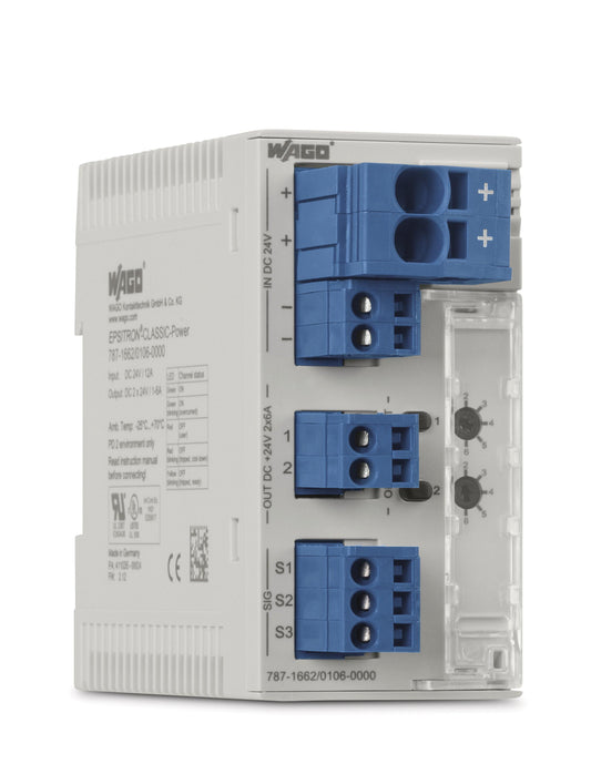 WAGO 787-1662/106-000 Elektronischer Schutzschalter DC 24V 2x 6A
