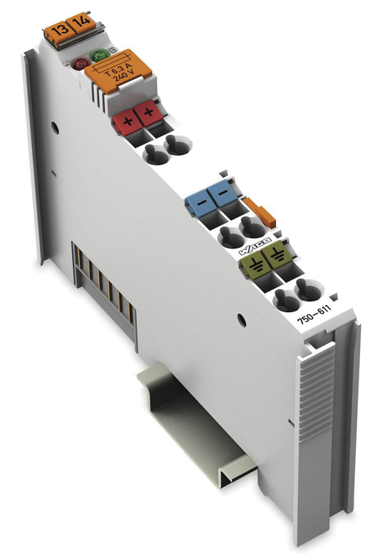 WAGO 750-611 Potentialeinspeisung lichtgrau 0,08-2,5qmm