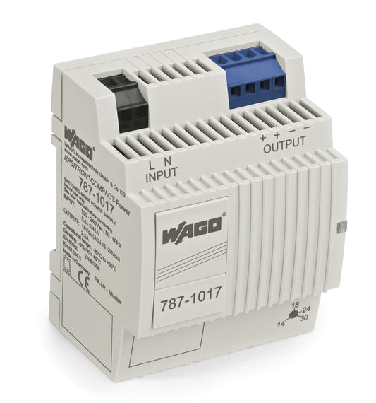WAGO 787-1017 Stromversorgungen DC 18 V 2,4 A primär 85-264VAC 120-373VDC