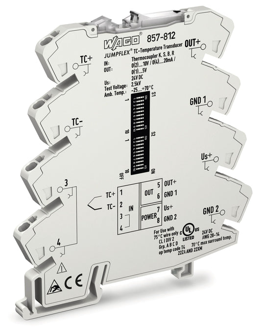 WAGO 857-812 JUMPFLEX - Messumformer Temperaturmessumformer Thermoelement