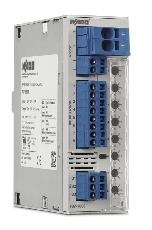 WAGO 787-1668/000-200 Elektronischer Schutzschalter 8 K 2-10A