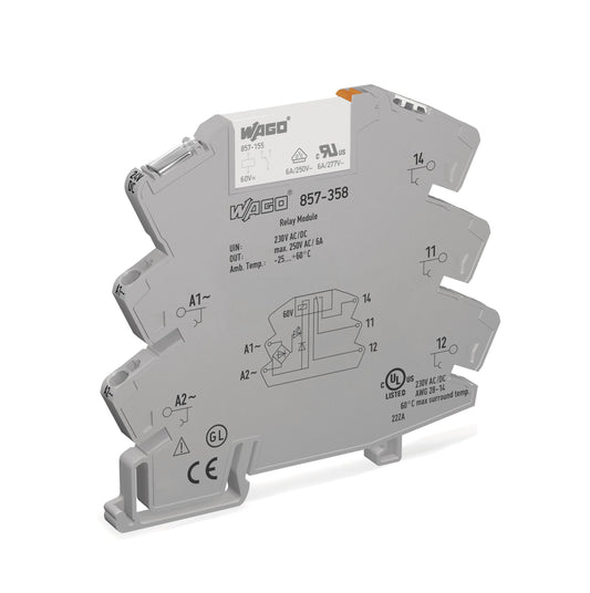 WAGO 857-358 Elektronikklemme mit gestecktem Kleinsch altrel