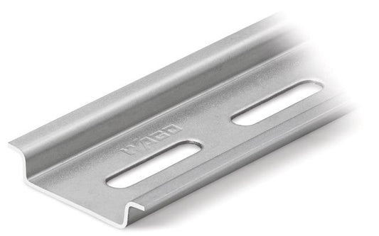 WAGO 210-504 Stahltragschiene 35 x 7,5 mm 1 mm dick 2 m lang gelocht bandverzink