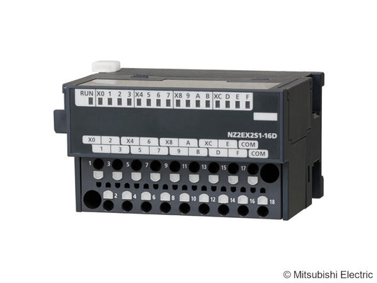 MIT NZ2EX2S1-16D SPS CC-Link IE Field, additional DC, spring clamp terminal bloc