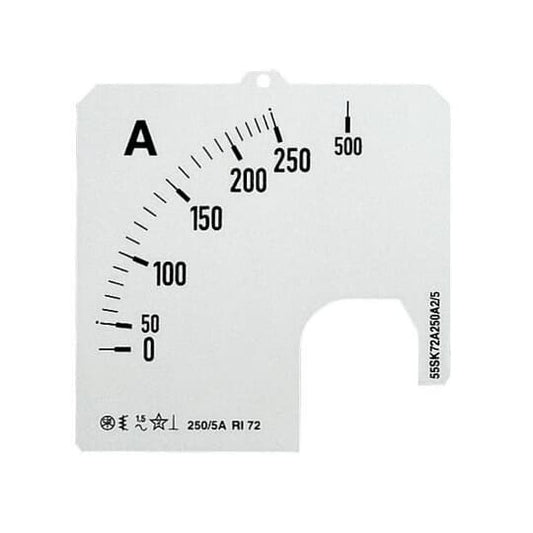 ABB SCL-A1-1/72 Amperemeter Skale Stromwandleranschluss 2CSG112010R5011