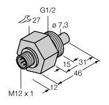 TURC FCS-G1/2A4-NA-H1141 Strömungssensor Eintauchsensor ohne