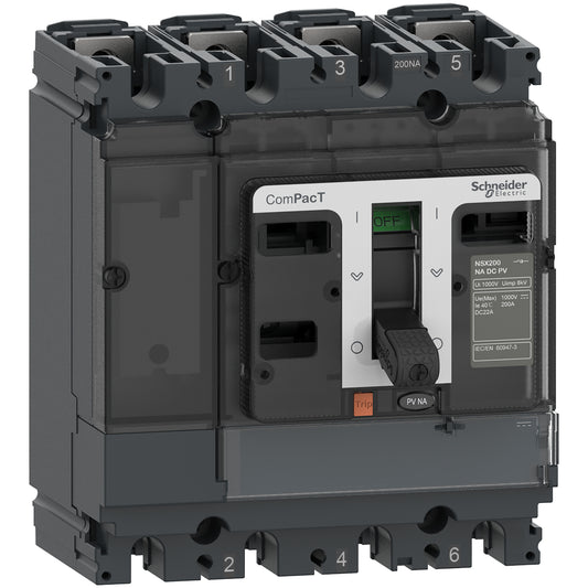 SE C254200D1S Lasttrennschalter ComPacT NSX200NA DC PV, 200 A, 4P