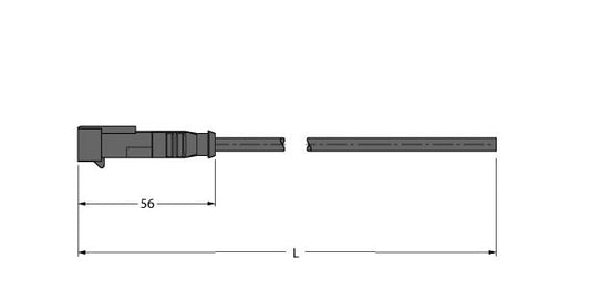 TURC TSS-2P-A-5/TXL Superseal Ventilsteckverbinder TSS, Anschlussleitung