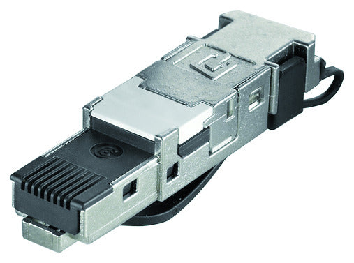 WEI IE-PS-RJ45-FH-BK-120 Stecker RJ45 werkzeuglos EA (ISO/IEC 11801 2010) 8-adri