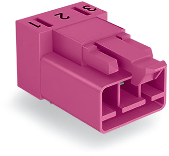 WAGO 890-893/011-000 Stecker pink pink