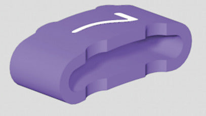 WEI CLI M 2-4 VI/WS 7 MP Kabelmarkierer, 4 x 11,3 mm, PVC, weich, ohne Cadmium,