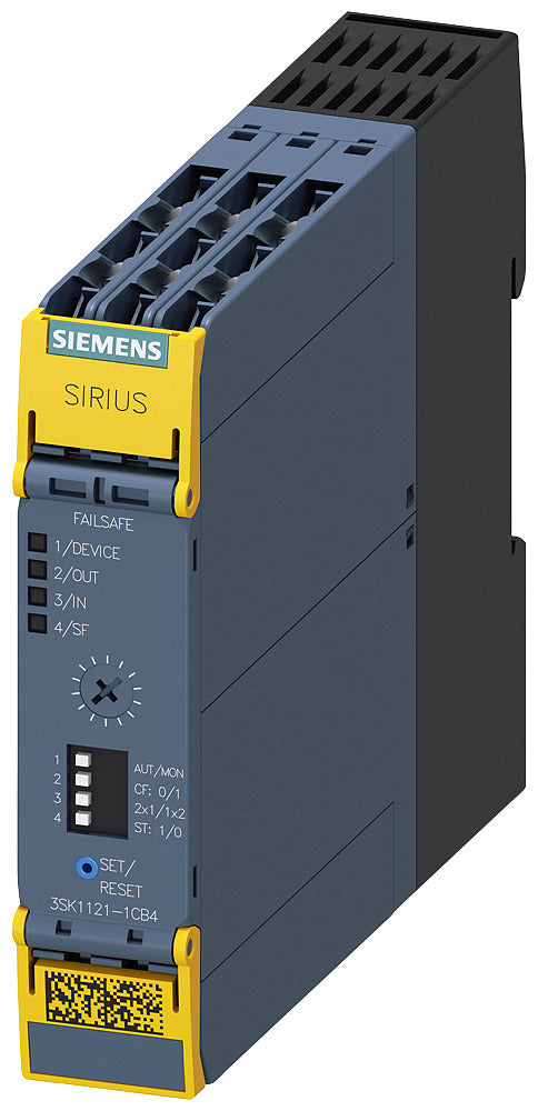 SIEM 3SK1121-1CB44 SIRIUS Sicherheitsschaltgerät Grundgerät advanced Reihe mit Z