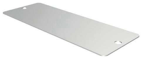 WEI CC-M 27/70 2X3 AL Gerätemarkierer, MetalliCard, 27 x 70 mm, Aluminium, Farbe