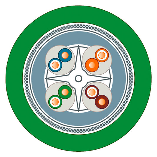 SIEM 6XV1878-2AU10 IE FC TP Standard Cable GP 4x2, TP-Installationsleitung CAT6A