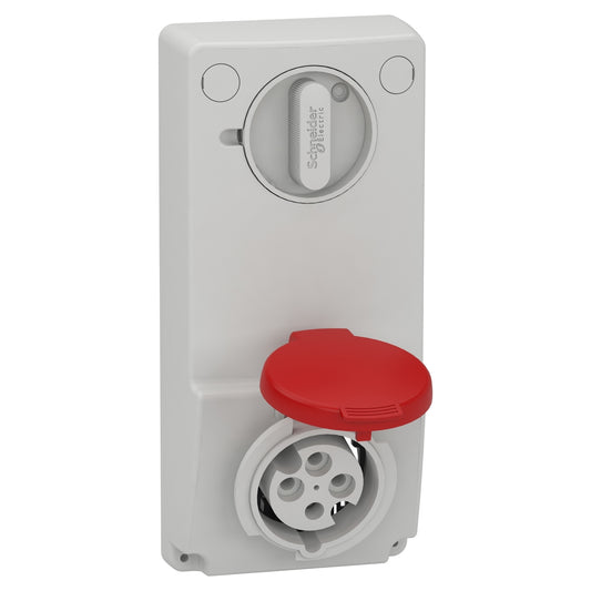 SE 82035 Anbausteckdose Verrieg. Ip44 16A 400V 4P