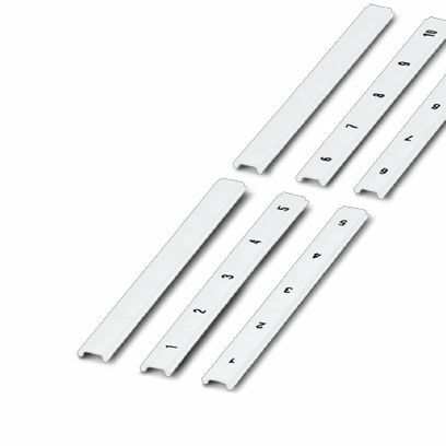 PHO ZBF 10,LGS: 11-20 Zackband flach ws 10tlg längs bedruckt