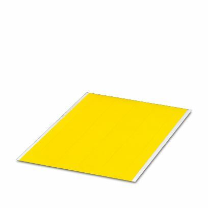 PHO BMK38X11YE Etikettenbogen 38x11mm