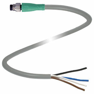 PF V3S-GM-BK2M-PVC-U Kabelstecker