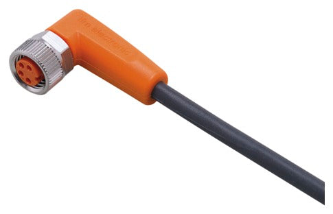 IFM EVC154 Kabeldose abgewinkelt M8 4-polig, PUR, 0,25, 5m, LED