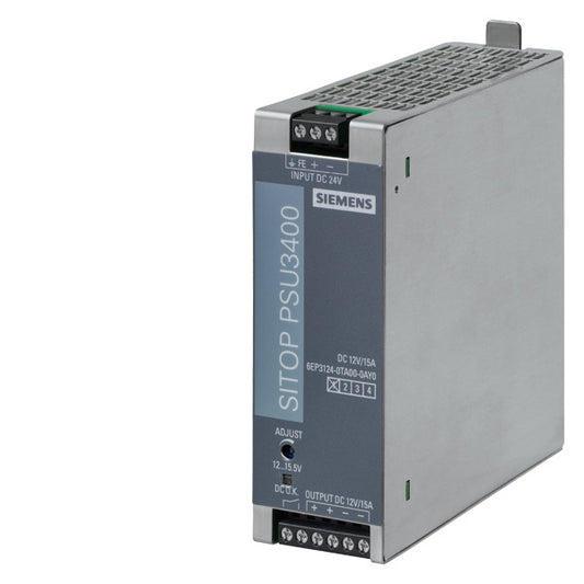SIEM 6EP3124-0TA00-0AY0 Stromversorgung SITOP PSU3400, DC 24 V/ DC 12 V/15 A