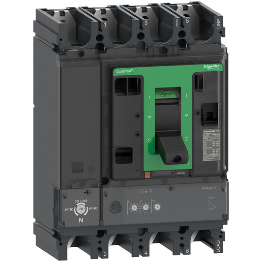 SE C63W42D630 Kompaktleistungsschalter ComPacT NSX630HB2 mit Micrologic 2.3 3P3D