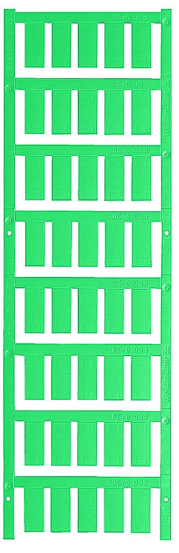 WEI ESG 9/20 MC NE TK Gerätemarkierer, MultiCard, 20 x 9 mm, Polyamid 66, türkis