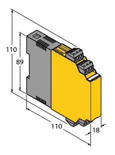 TURC IM33-22EX-HI/24VDC Ex-HART-Messumformer-Speisetrenner 2-kanalig TÜV 00 ATEX