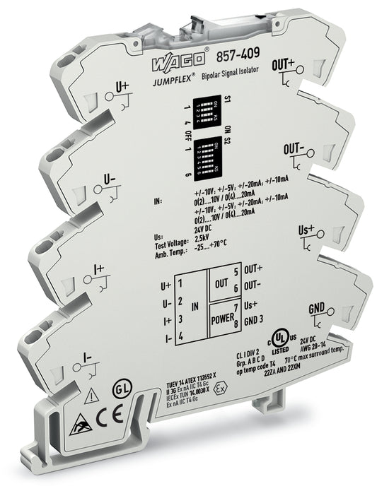 WAGO 857-409 BIPOLAR TRENNVERSTÄRKER