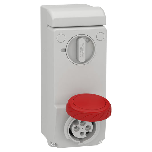 SE 83085 Wandsteckdose Verrieg. Ip65 16A 400V 4P
