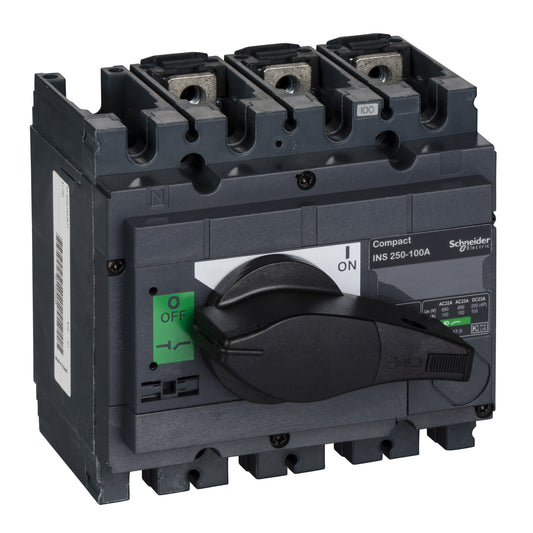 SE 31100 Lasttrennschalter, 3p, 100A, Drehhebel schwarz
