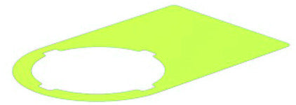 WEI SM 27/18-22 MM GE SwitchMark, Gerätemarkierer, 53,75 x 27mm, gelb