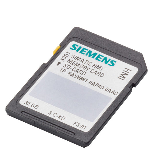 SIEM 6AV6881-0AP40-0AA0 SIMATIC HMI SD-Speicherkarte 32 GB, Indoor TIA Portal V1