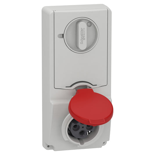 SE 82135 Anbausteckdose Verrieg. Ip44 16A 400V 4P