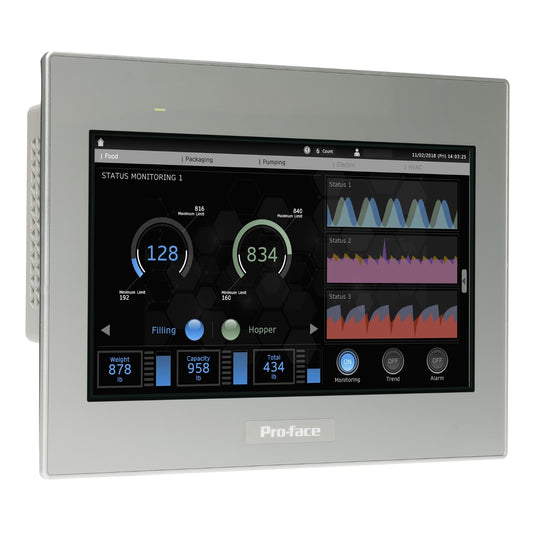 SE PFXST6500WAD Pro-face ST6000 10"W Basic HMI Touch-Panel resistiv, 2 x Etherne