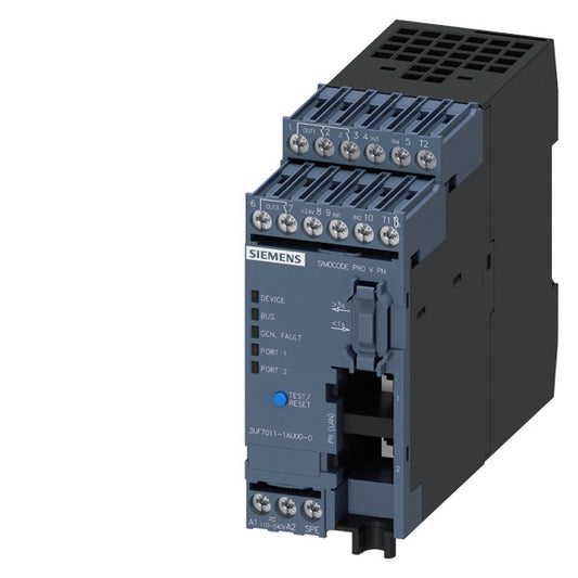 SIEM 3UF7011-1AU00-0 Grundgerät 3 SIMOCODE pro V PN Ethernet/PROFINET IO OPC UA
