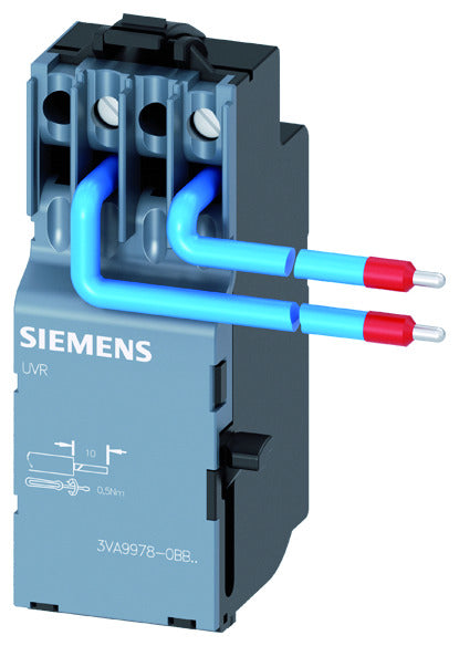 SIEM 3VA9978-0BB11 Unterspannungsauslöser 24V DC Zubehör für: 3VA4/5/6